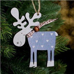 Елочная игрушка «Смешной олень», МИКС