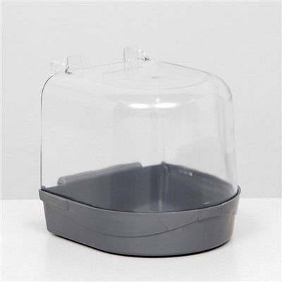 Купалка для птиц, 145×136×140, серебро