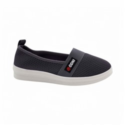Женские мокасины D611-28 серые
