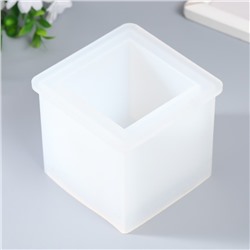 Молд силиконовый «Подсвечник квадратный» 10×9.4×8.7 см