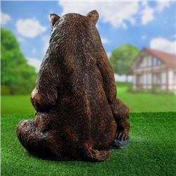 Садовая фигура из полистоуна «Медведица с медвежонком», 45×40×40 см