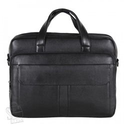 Портфель мужской кожаный 8074G black S-Style