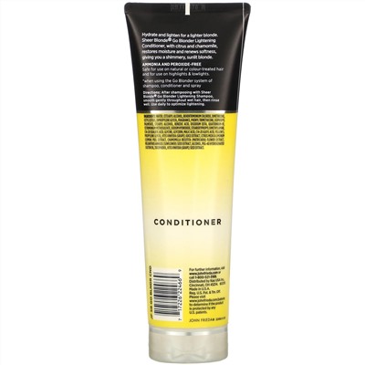 John Frieda, Осветляющий кондиционер Sheer Blonde, Go Blonder, 245 мл