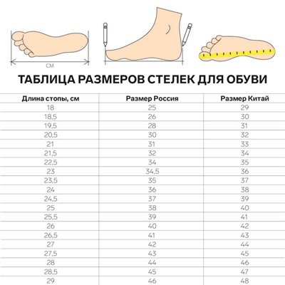 Стельки для обуви, универсальные, дышащие, р-р RU до 45 (р-р Пр-ля до 47), 28.5 см, пара, бежевые