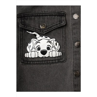 Куртка текстильная джинсовая для девочек PLAYTODAY, 1240578