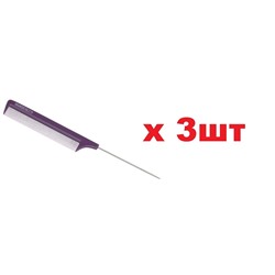 Dewal Beauty Расческа рабочая с металлическим хвостиком DBFI6105 3шт