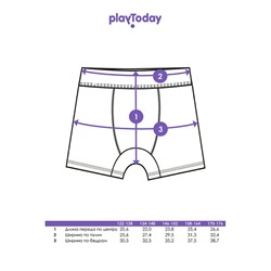 Трусы трикотажные для мальчиков - боксеры, 2 шт в комплекте