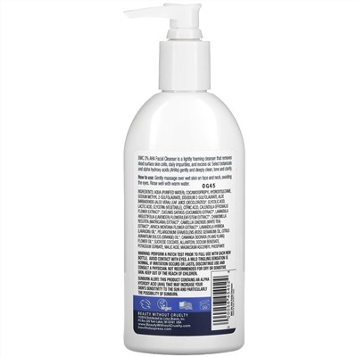 Beauty Without Cruelty, Гель для умывания, комплекс с 3% АГК, 250 мл (8,5 жидк. унции)