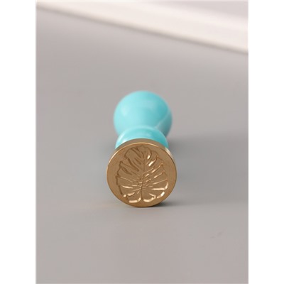 Подарочный набор для сургучной печати «Монстера», печать, ручка, сургуч, 12.5×10×3.6 см