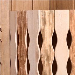 Абажур для бани и сауны «Косичка», настенный, деревянный, «Добропаровъ»