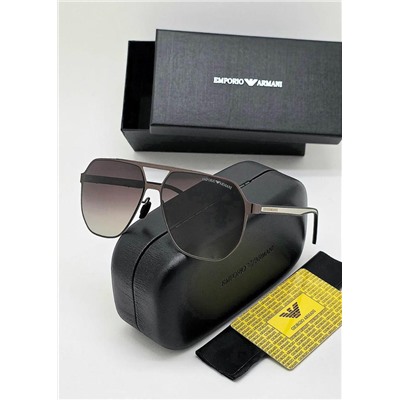 Набор мужские солнцезащитные очки, коробка, чехол + салфетки #22892492