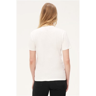 Женская базовая хлопковая футболка Happyfox