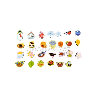 Игра развивающая на липучках "Времена года"