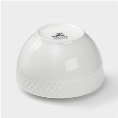 Сахарница с крышкой Wilmax «Юлия Высоцкая», 340 мл, фарфор, белая