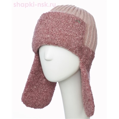 0314BD Милена Ушанка для девочки флис (50-52)