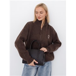 Сумка 8007-2S coffee Velina Fabbiano-Safenta