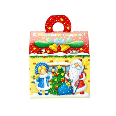 Сладкий новогодний подарок «Игрушечный домик», детский, 500 г