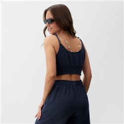 Топ укороченный женский MIST Muslin размер XS, серый