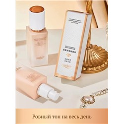 INTIPOP Легкий тональный крем-флюид для лица, тон 01 слоновая кость