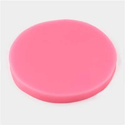 Молд для заливки «Цветочное ассорти», силикон, 5 ячеек, 10.5×1 см, розовый