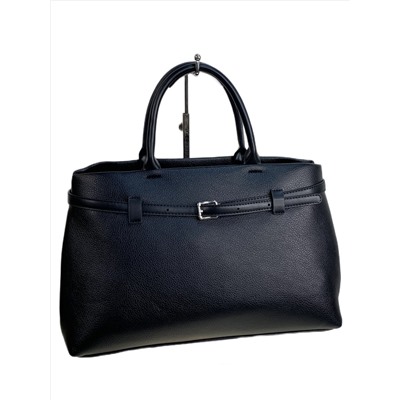 Женская сумка из искусственной кожи, цвет черный