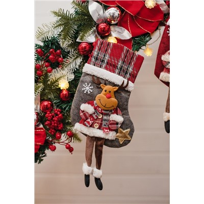 Новогодние носки для подарка 2 шт НАТАЛИ, 1223663