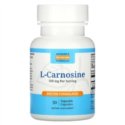 Advance Physician Formulas, L-карнозин, 500 мг, 30 капсул