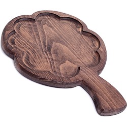40394111 Менажница лист дуба 30 см темная MB(х5)