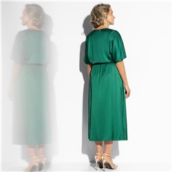 Платье шёлковое, Икона моды (зелёное)