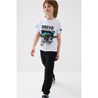 Комплект трикотажный для мальчиков: фуфайка (футболка), брюки PLAYTODAY, 1239843