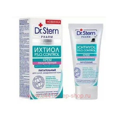 DR.STERN ICHTHYOL P S O КРЕМ ПИТАТЕЛЬНЫЙ ПОЛУЖИРНЫЙ 50МЛ