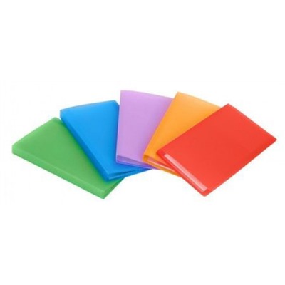 Визитница на 60 визиток пластик ассорти Crystal CR60K (816124) Бюрократ