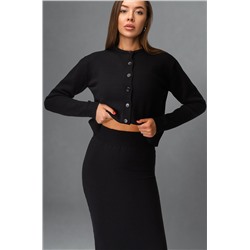 Женский вязаный костюм с юбкой Happyfox