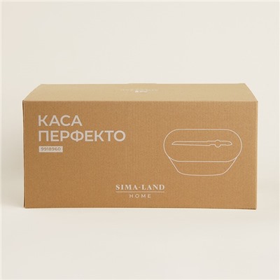 Хлебница металлическая с бамбуковой крышкой SL Home «каса Перфекто», 2 предмета: хлебница 36×20×15.5 см, длина ножа 28.3 см