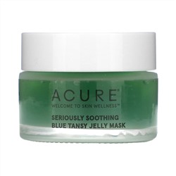 Acure, Seriously Soothing, маска для лица с желе голубой пижмы, 30 мл (1 жидк. унция)