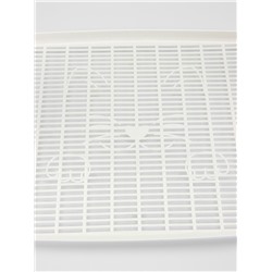 Туалет с сеткой, 44×33×11.5 см, бежевый/белый