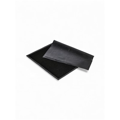 УЦЕНКА Коврик влаговпитывающий ребристый 60х90 см "КОМФОРТ" цвет черный