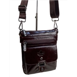 Сумка мужская из натуральной кожи, цвет кофе