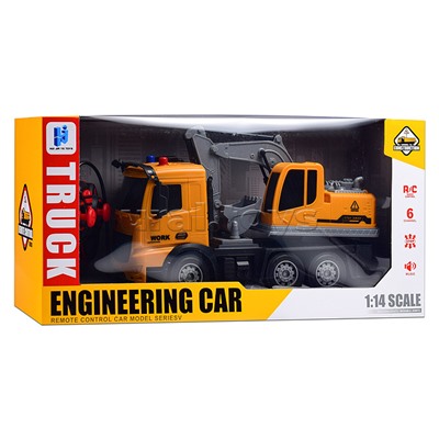 Машина "Стройка" р/у, 27 MHz, в коробке