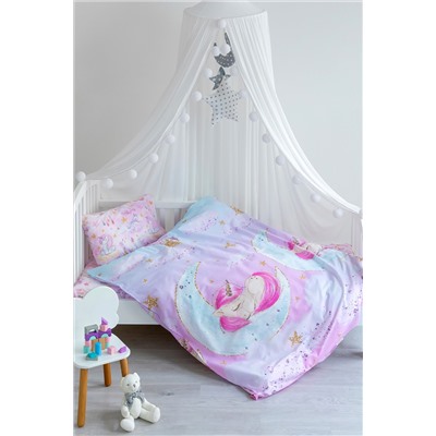 КПБ юниор поплин Juno рис. 16425-1/13250-2 Sleep unicorn