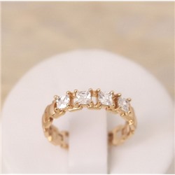 Кольцо позолота  Н01-15378 размер 15.5-16.5 17.5-18.5