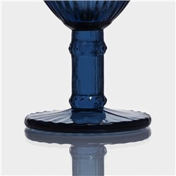 Бокал для вина Magistro «Босфор», 250 мл, 8.5×16.5, стекло, синий