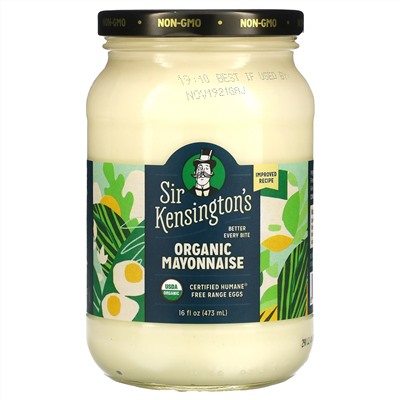 Sir Kensington's, Органический продукт, Майонез, 16 ж. унц.(473 мл)
