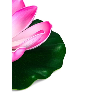 Садовая фигура - фонарь «Лотос», 28×28×9 см, для водоёмов, лиловая