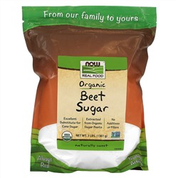 Now Foods, Organic Beet Sugar, 3 lbs (1361 g)