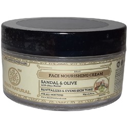 Khadi Natural Питательный крем “Сандал, Олива и Масло Ши” 50 г