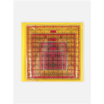 Набор линеек для квилтинга и пэчворка 30×30/25×25/15×15/10×10 см, s=3 мм