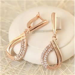 Серьги позолота H01-15424