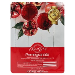 Тканевая маска для лица с экстрактом граната Grace Day, Корея, 27 мл Акция