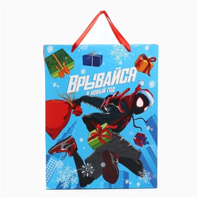Пакет ламинированный «Врывайся в Новый Год!», 31×40×11.5 см